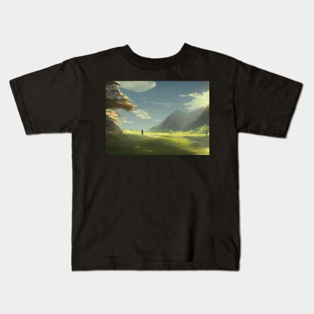 landscape pictures for wall flawless Kids T-Shirt by GoranDesign